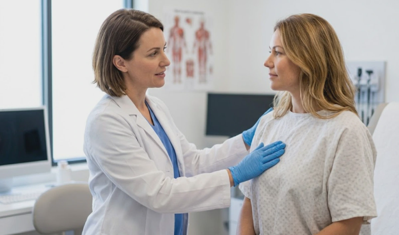 breast augmentation safety consultation examination