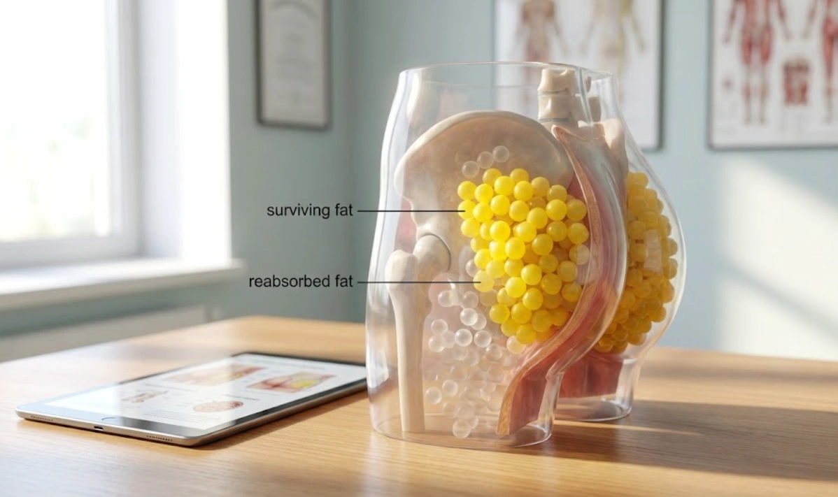 fat grafting retention demonstration medical