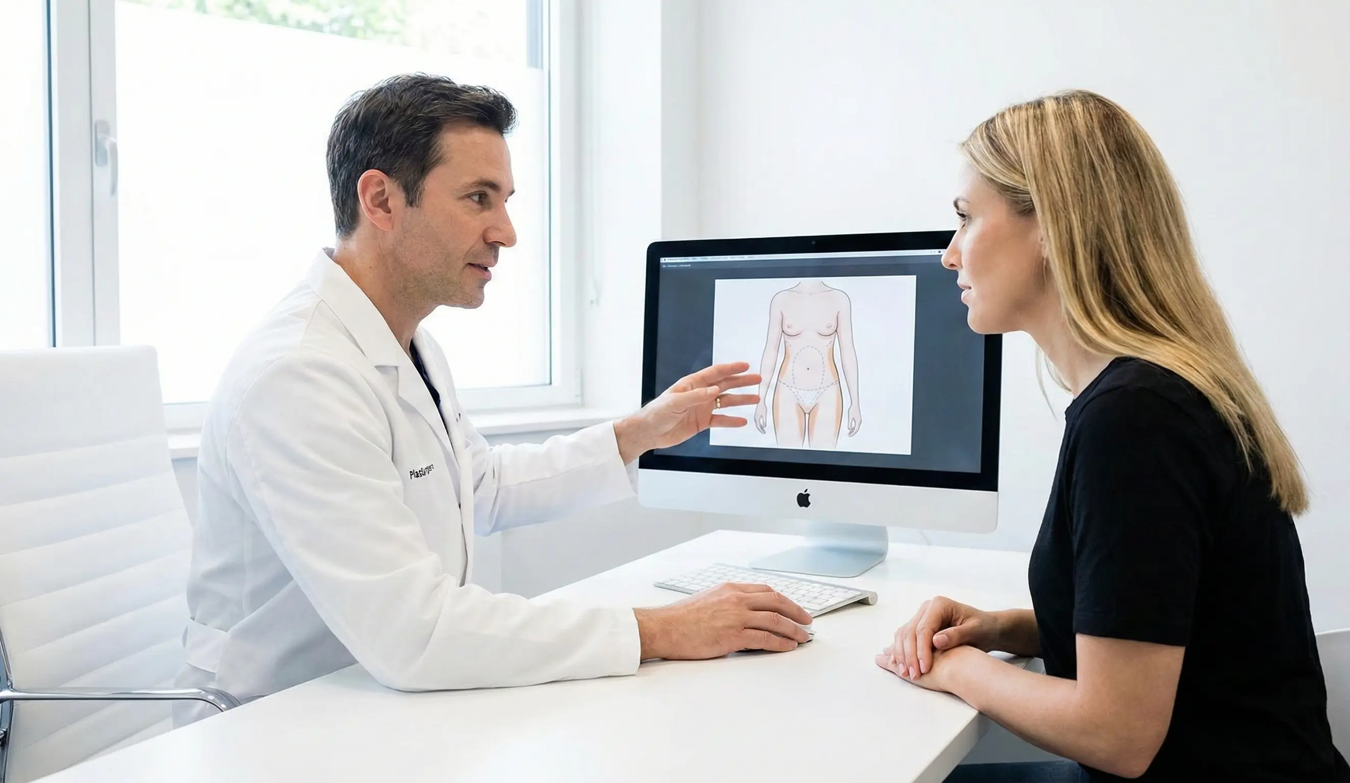 doctor patient consultation body contouring
