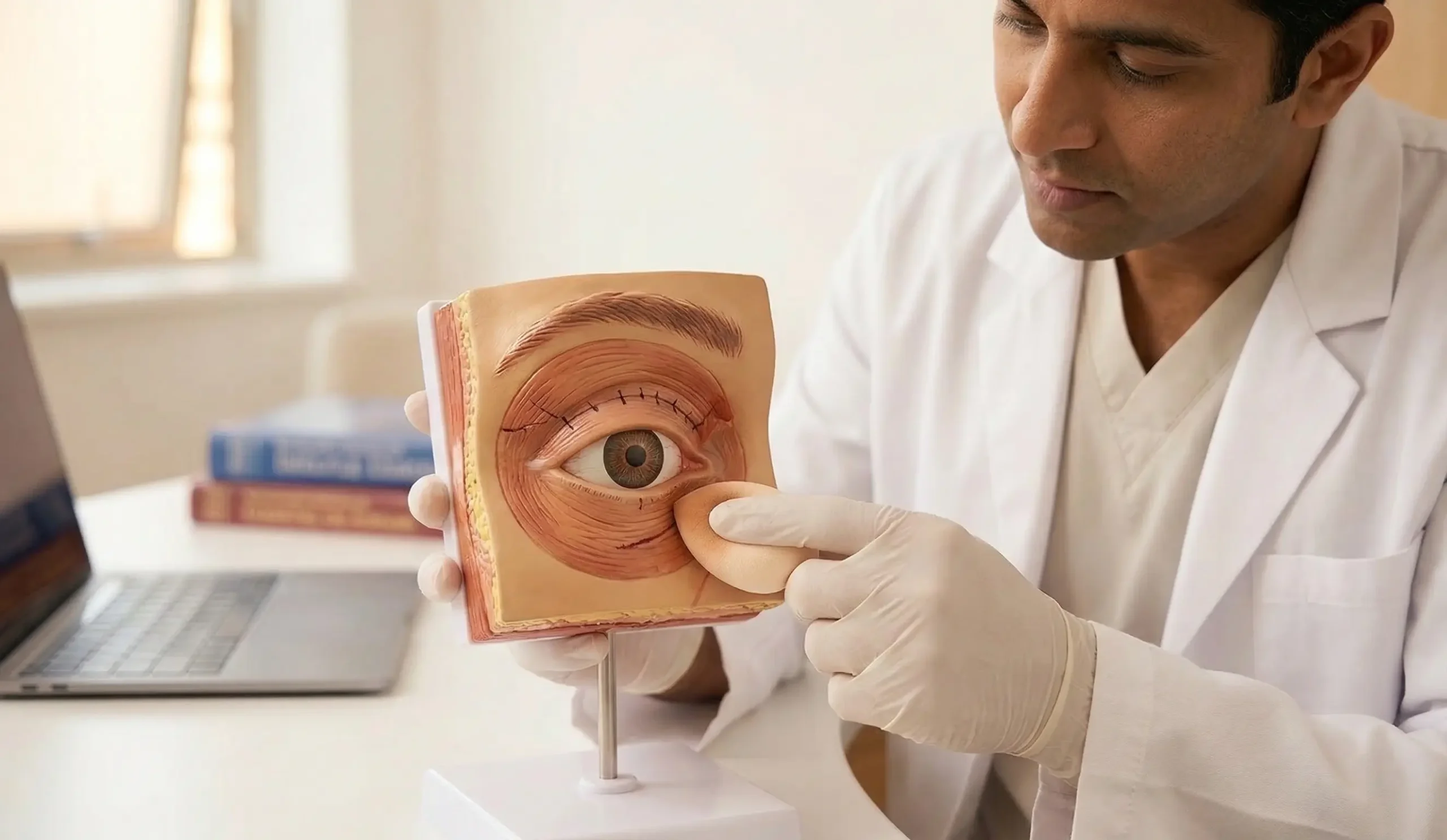 eyelid surgery makeup