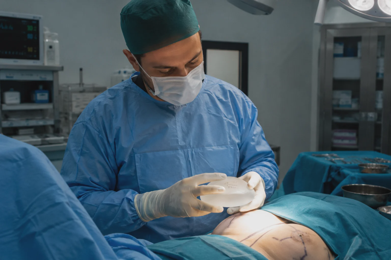 breast implant surgery day