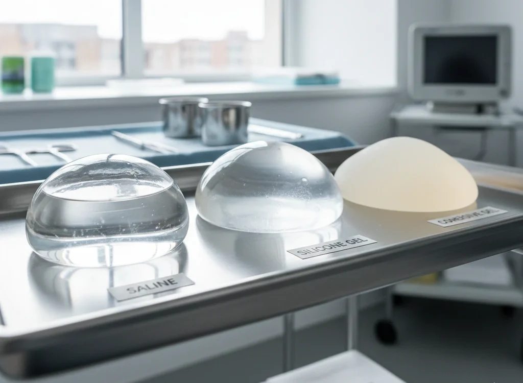 different breast implant types cover