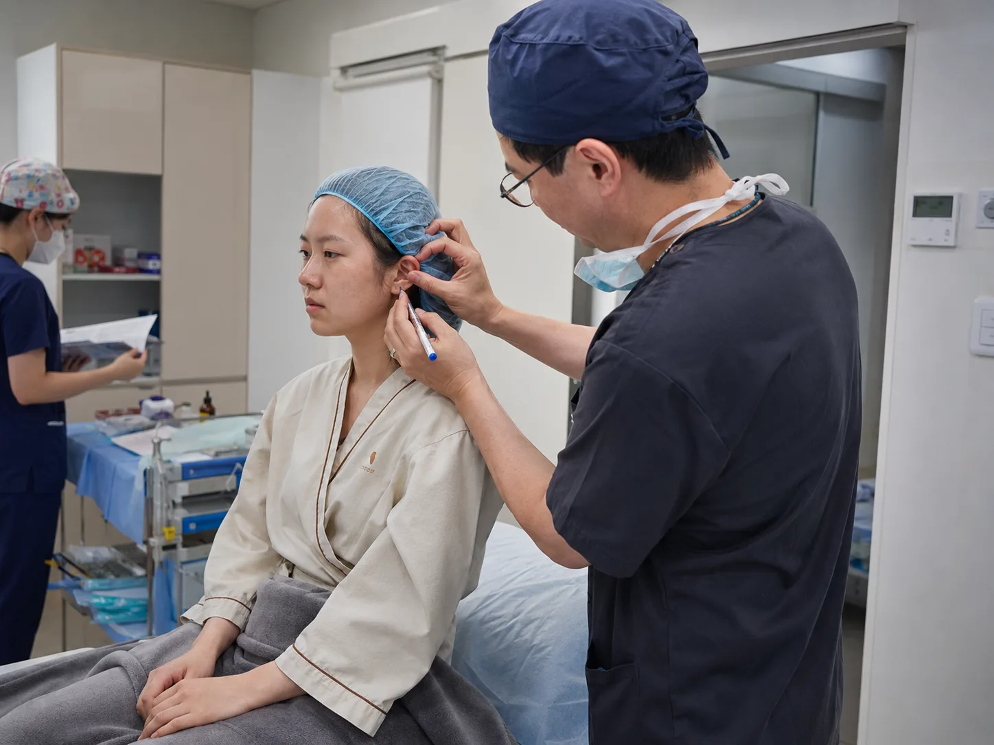 otoplasty surgery day