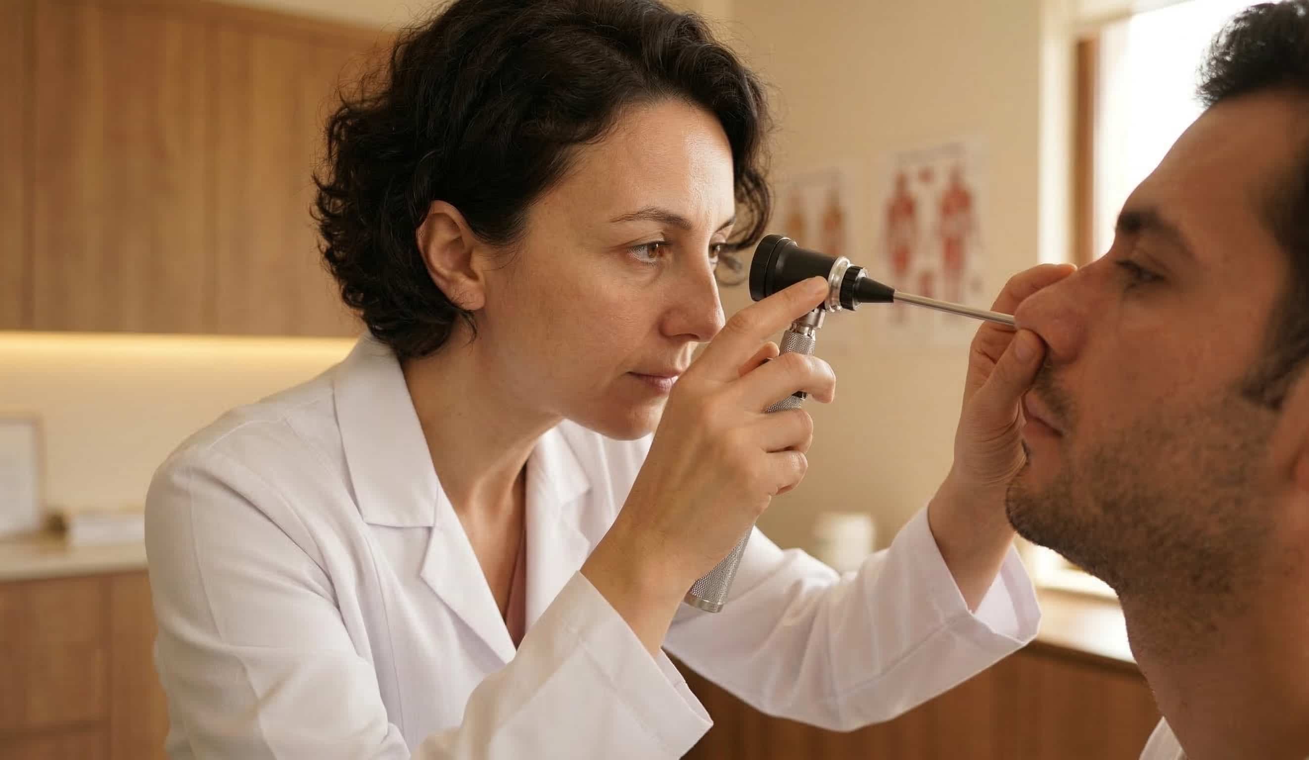 clinical rhinoplasty doctor patient examination
