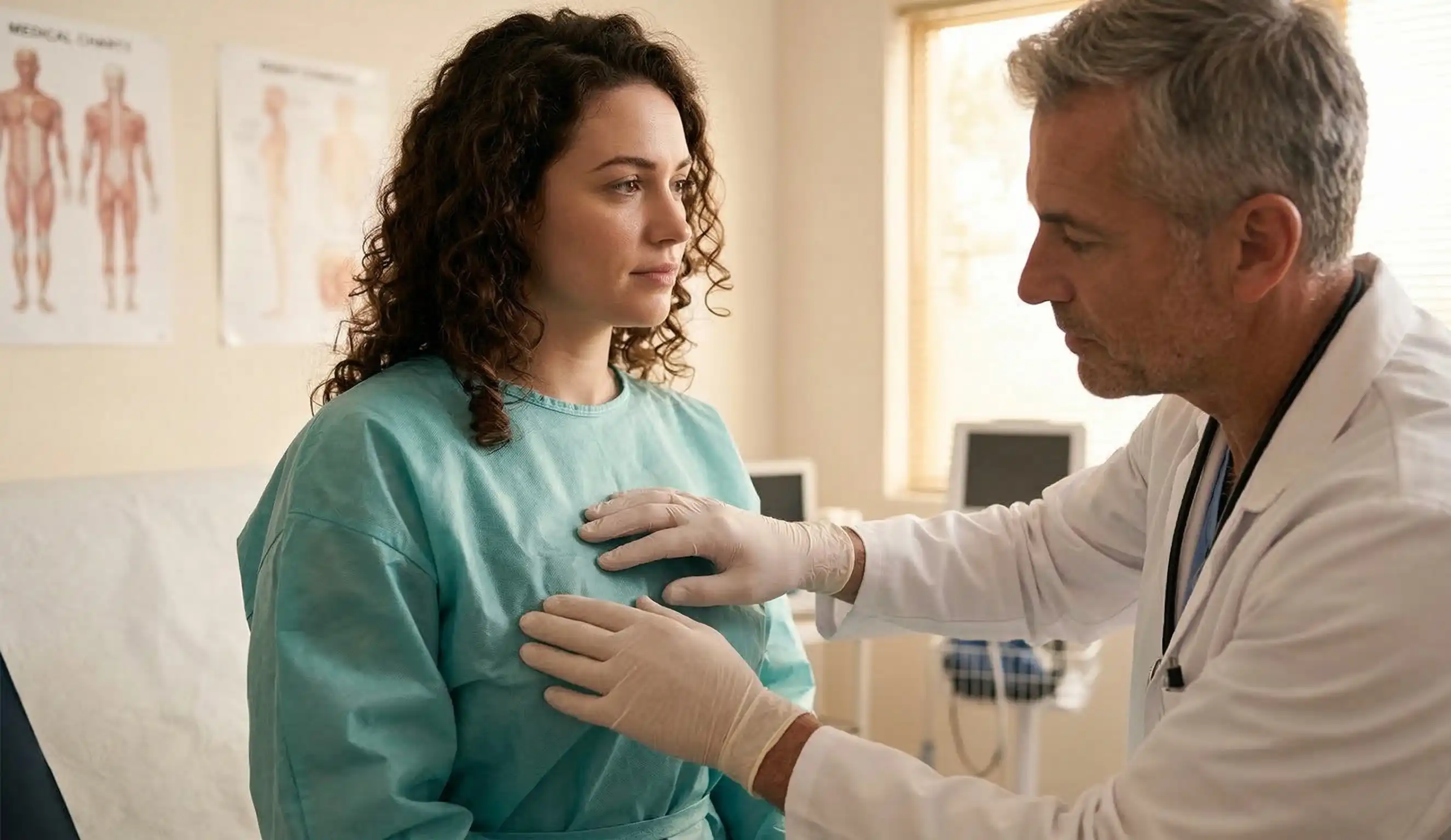 doctor explaining implant replacement options