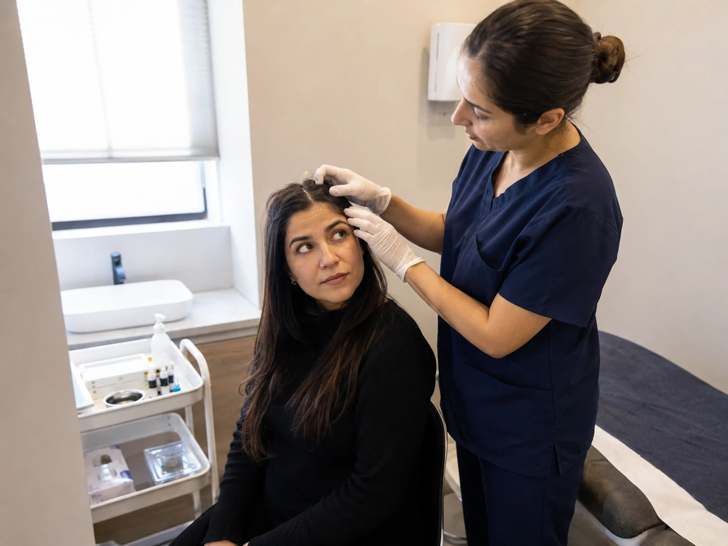 mesotherapy scalp assessment session