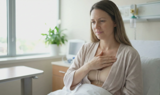 patient experiencing nerve regeneration sensation