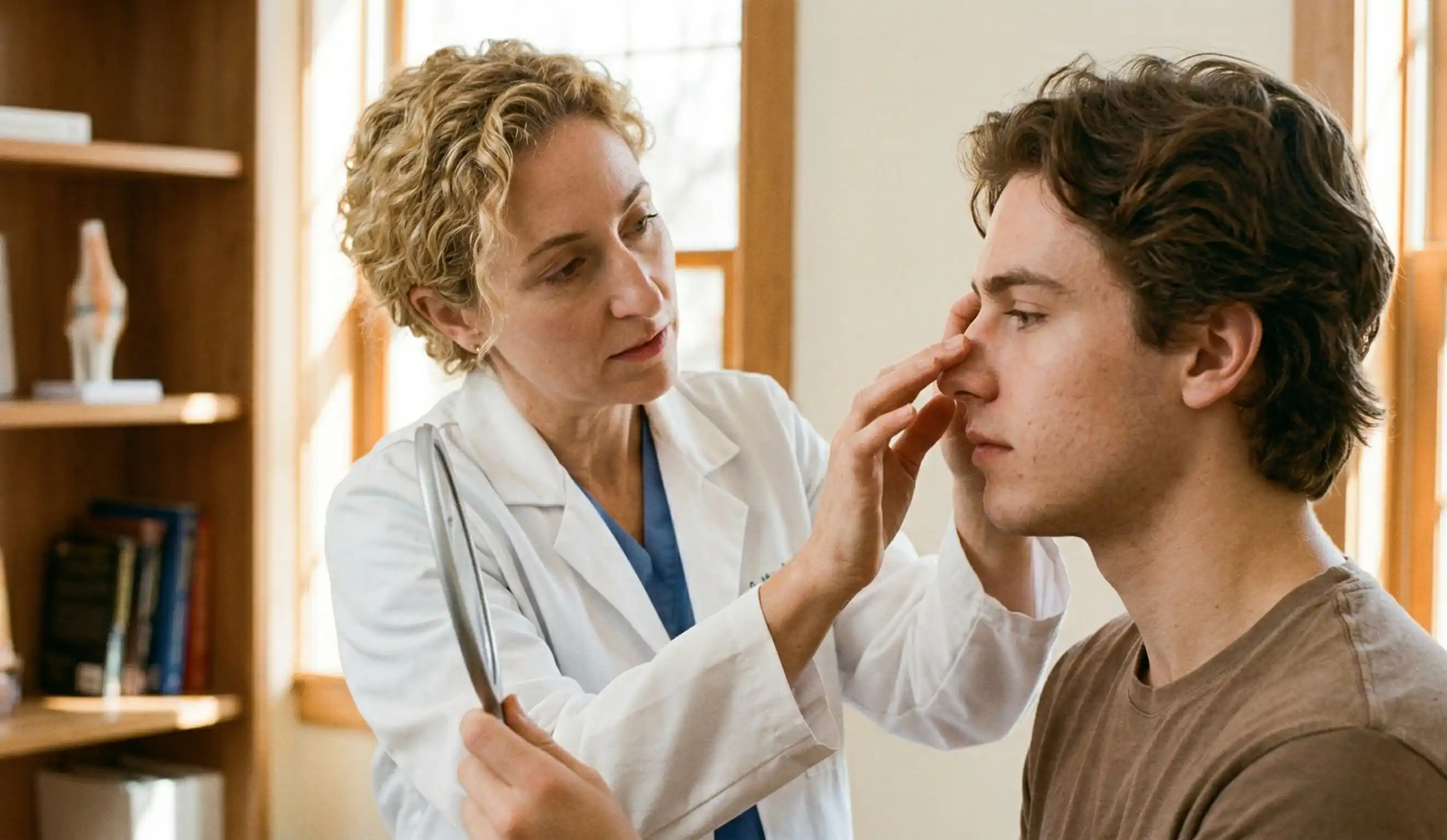 esame di rinoplastica clinica