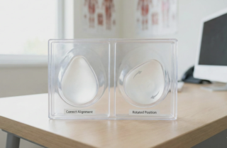 anatomical breast implant rotation diagram
