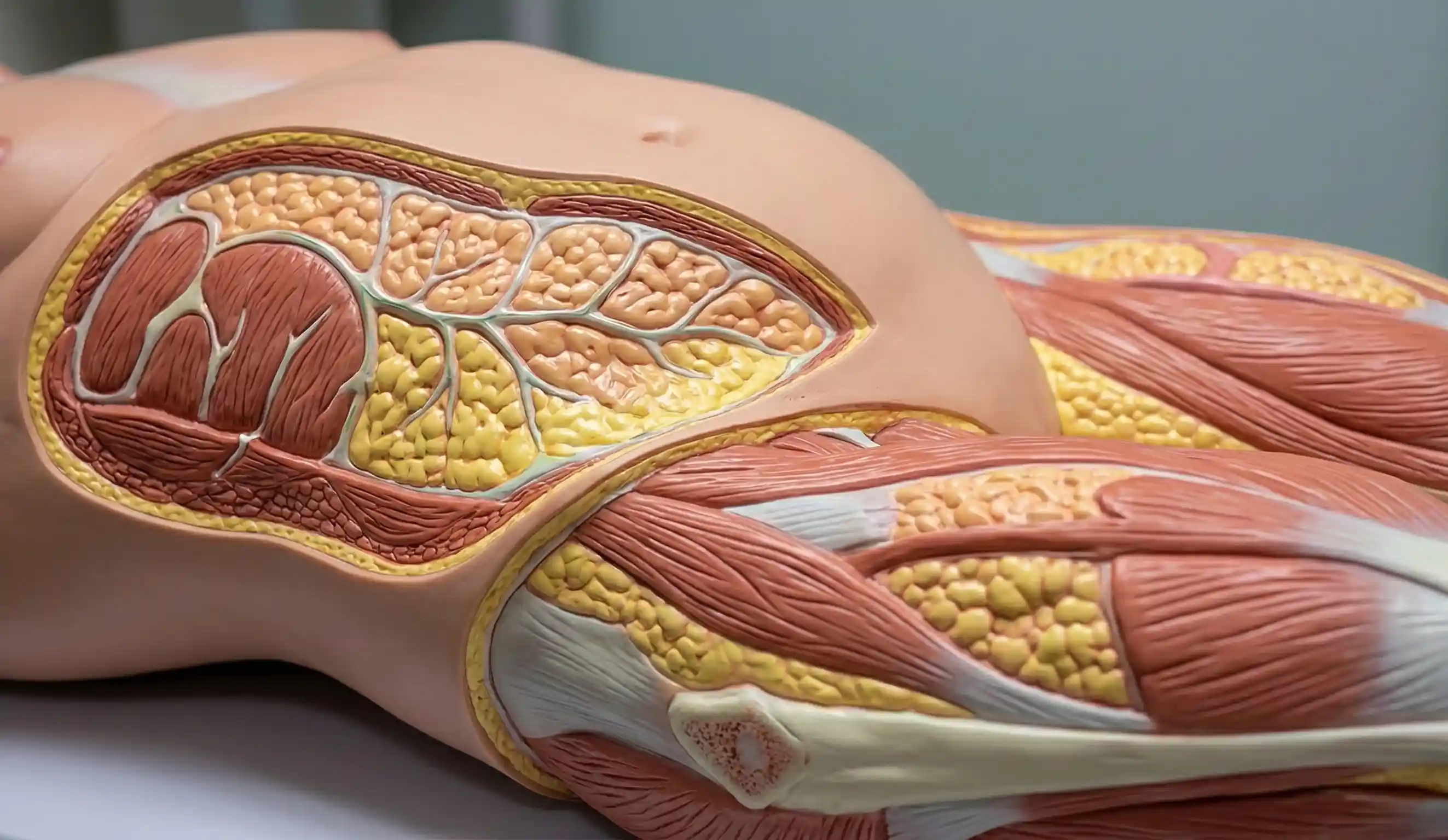 realistic lipo anatomy fat layers