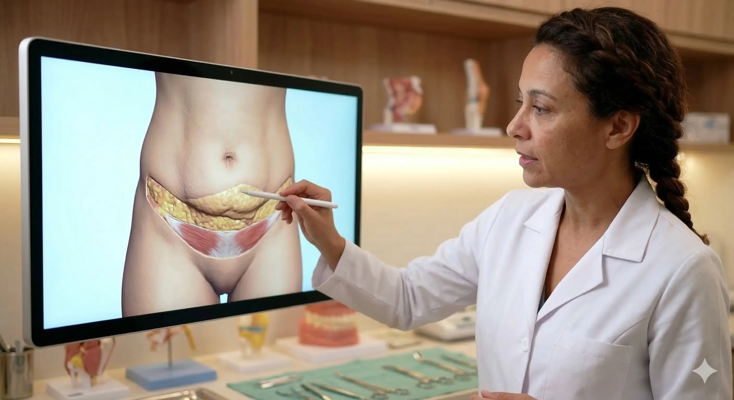 mini tummy tuck surgery 3d model