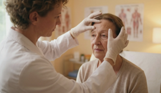 clinical exam aging patient botox