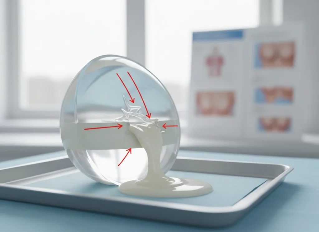 model 3D rupture implant