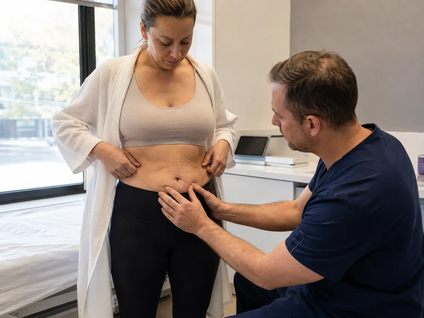mini tummy tuck candidate consultation