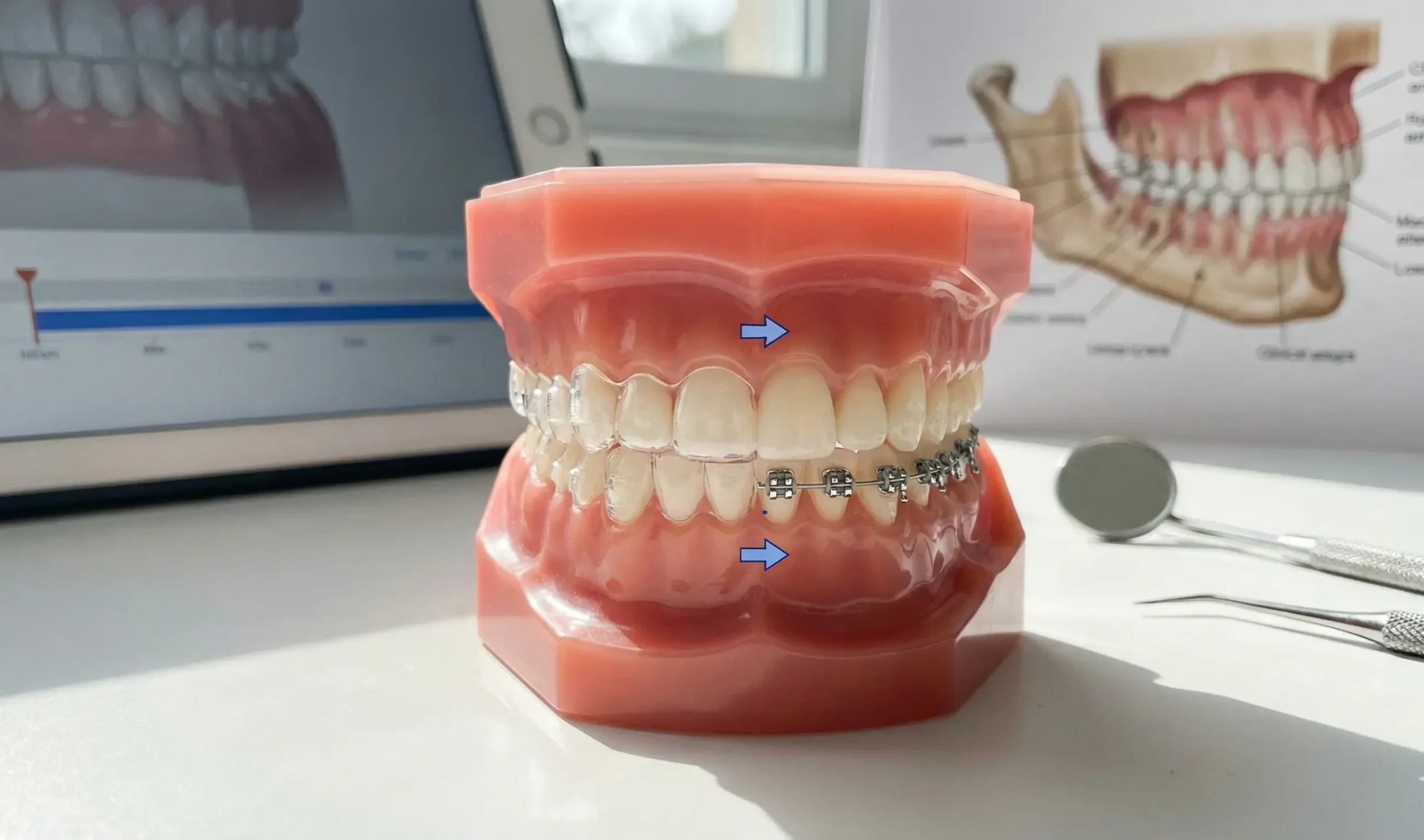 3D model diş hizalama süreci