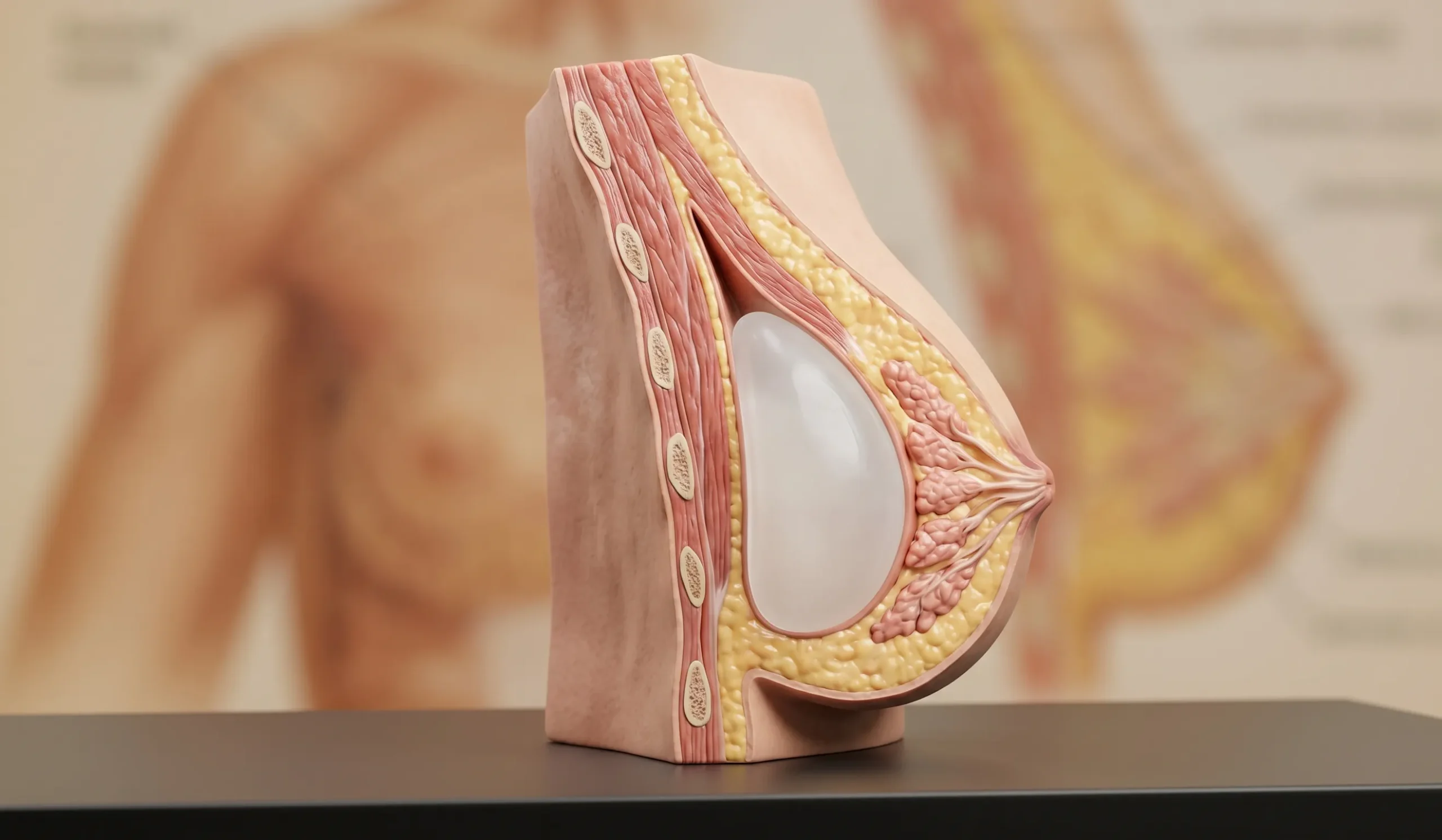 3d breast implant model
