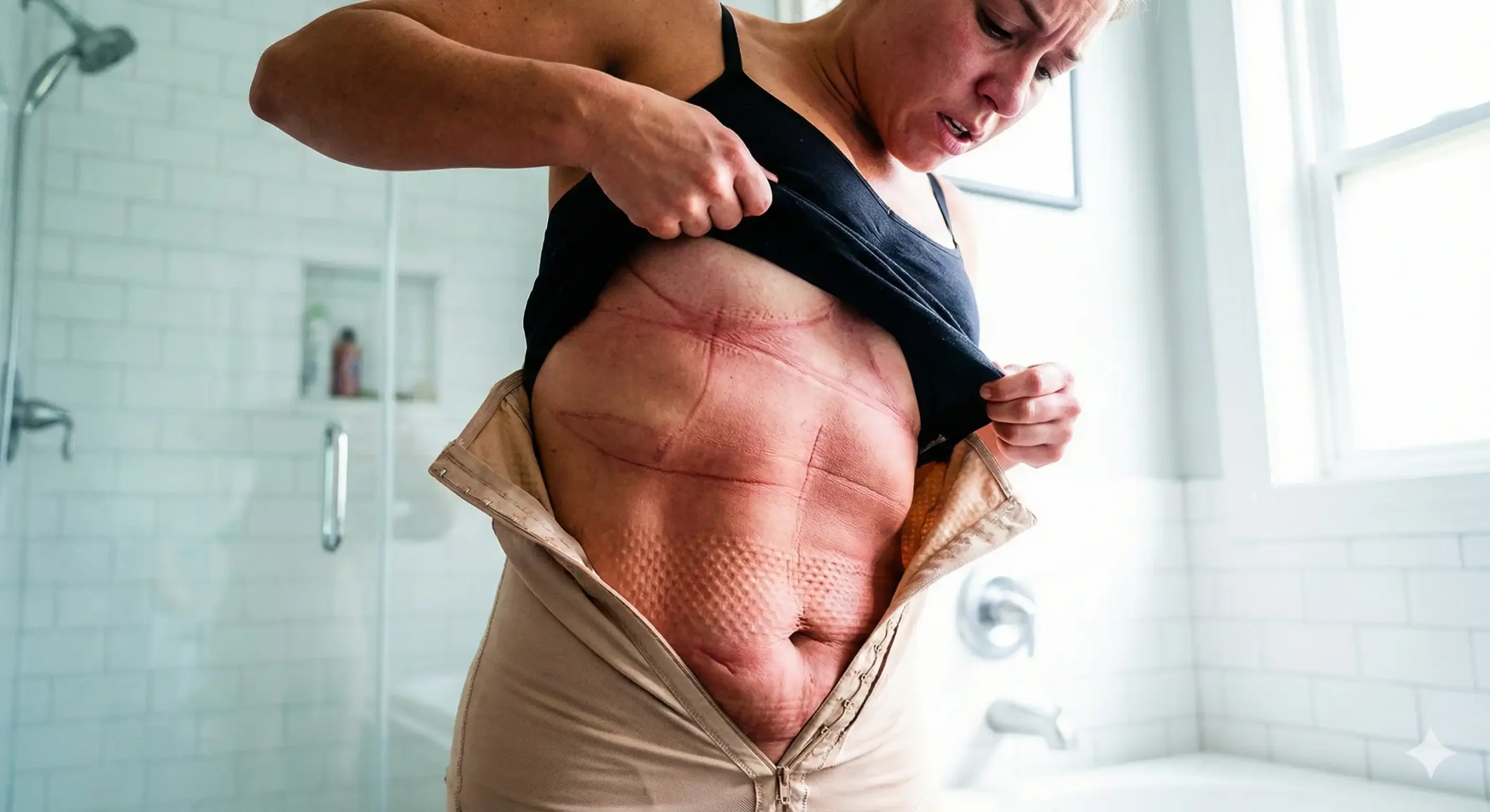 tight faja compression marks skin damage relief