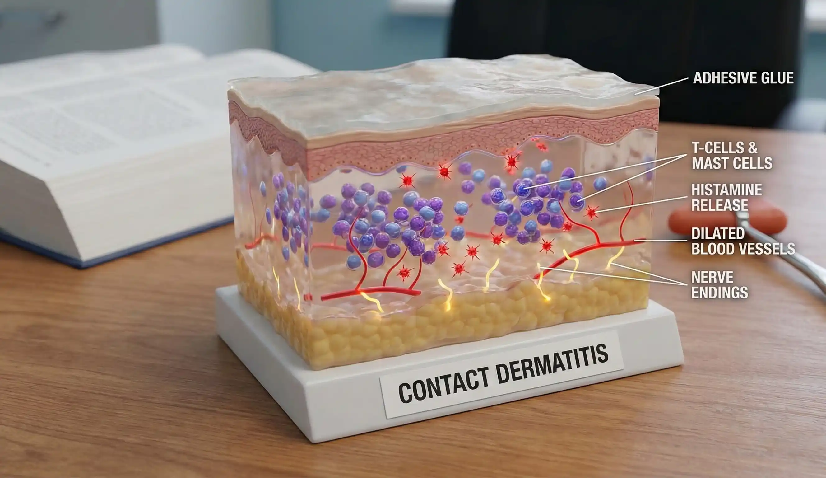anatomical skin model contact dermatitis