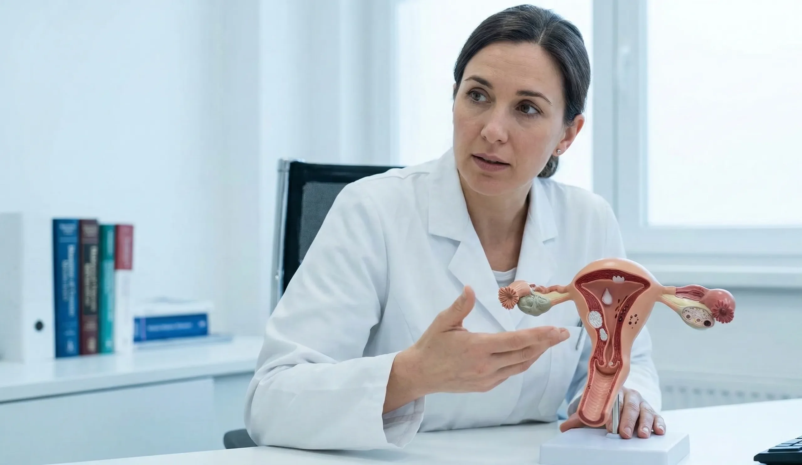 hysterectomy anatomical model explanation