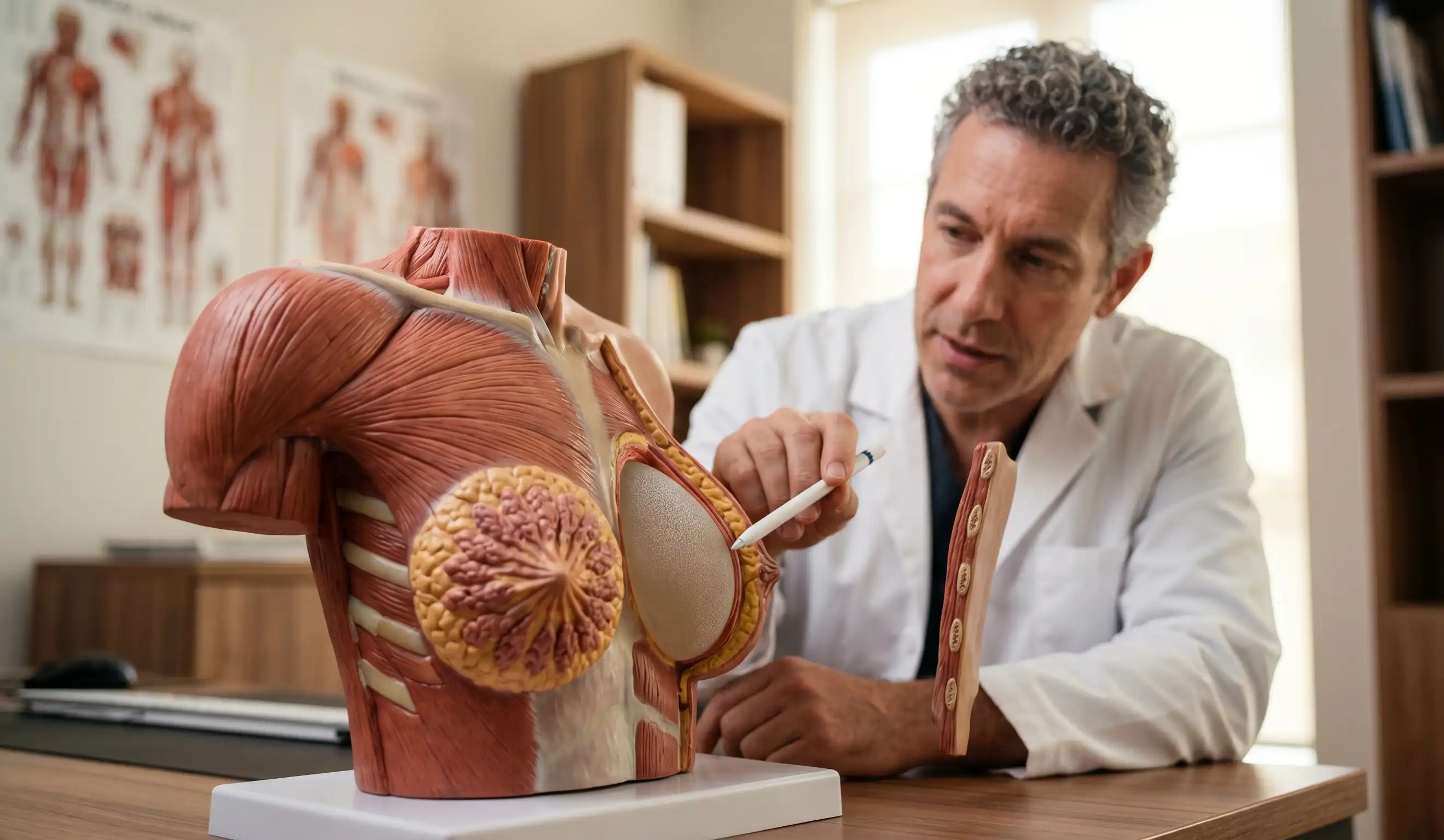 anatomical breast implant structure explanation