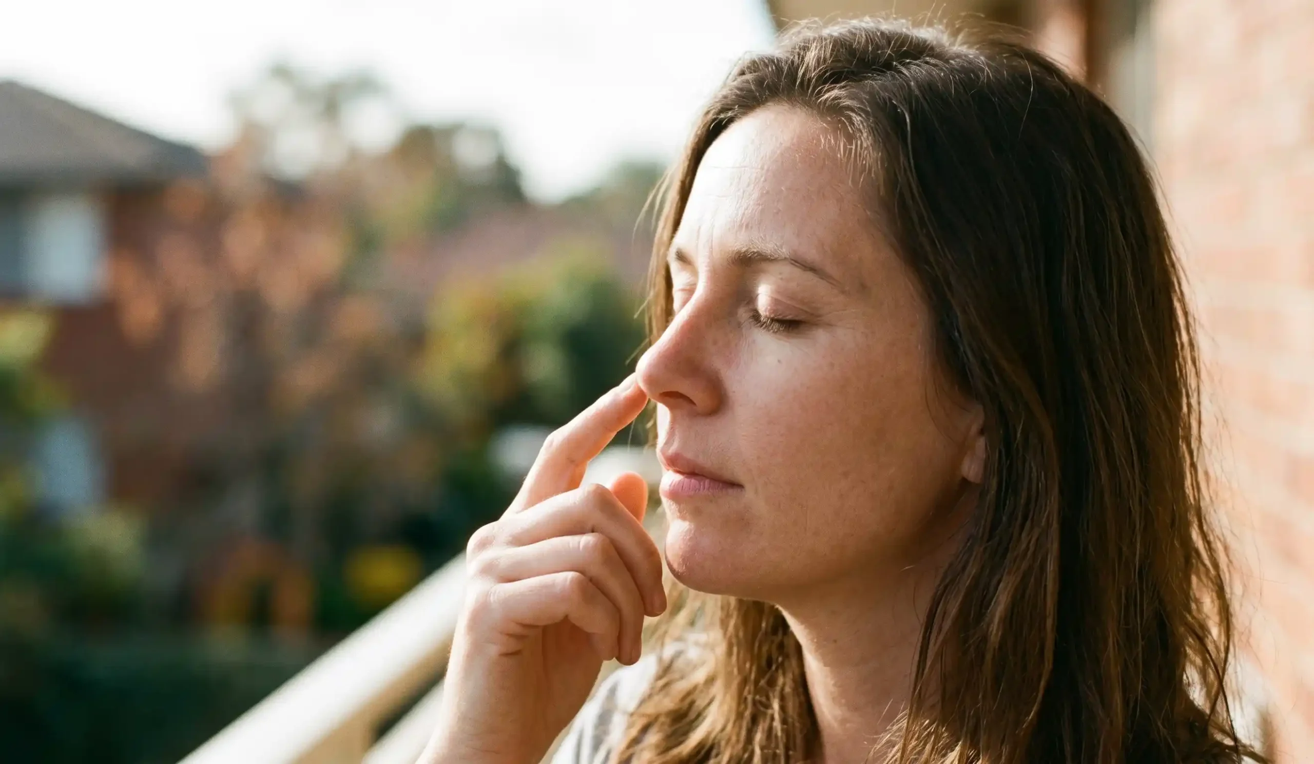 woman rhinoplasty breathing focus
