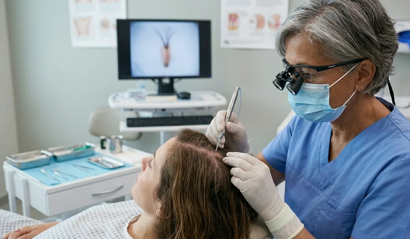 dhi unshaven implantation procedure