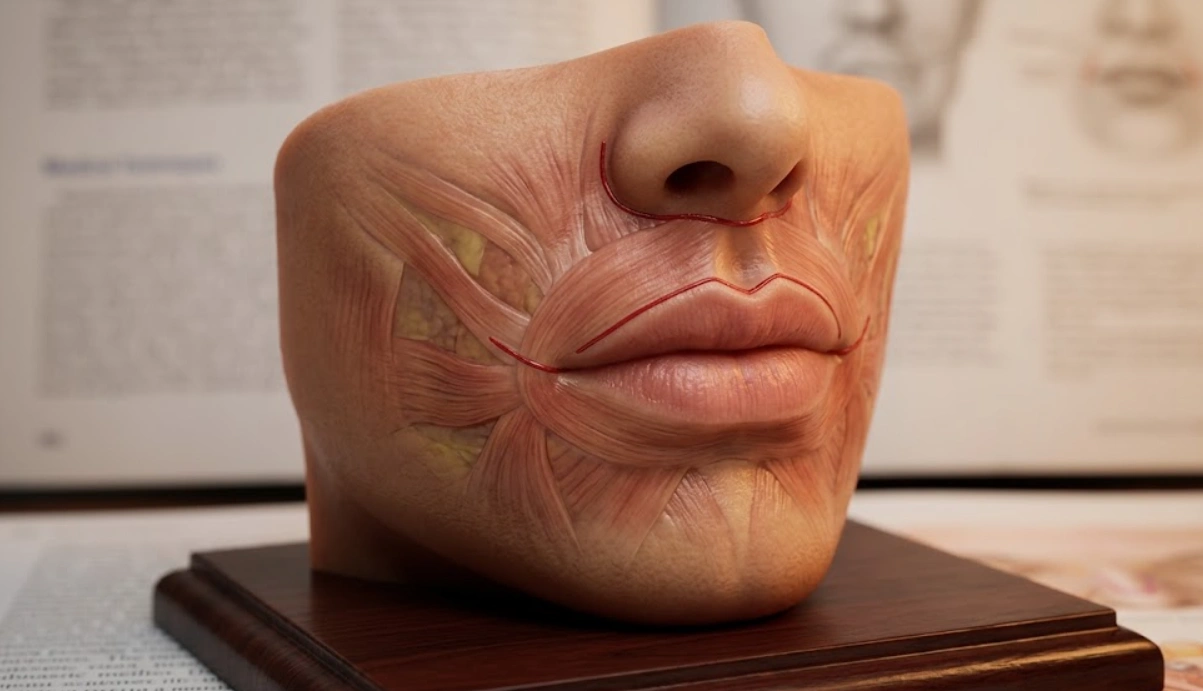 lip area for lip lift