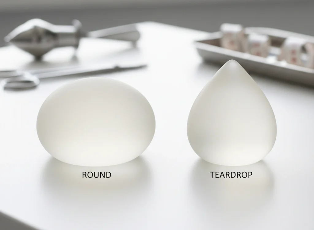 round teardrop implant closeup