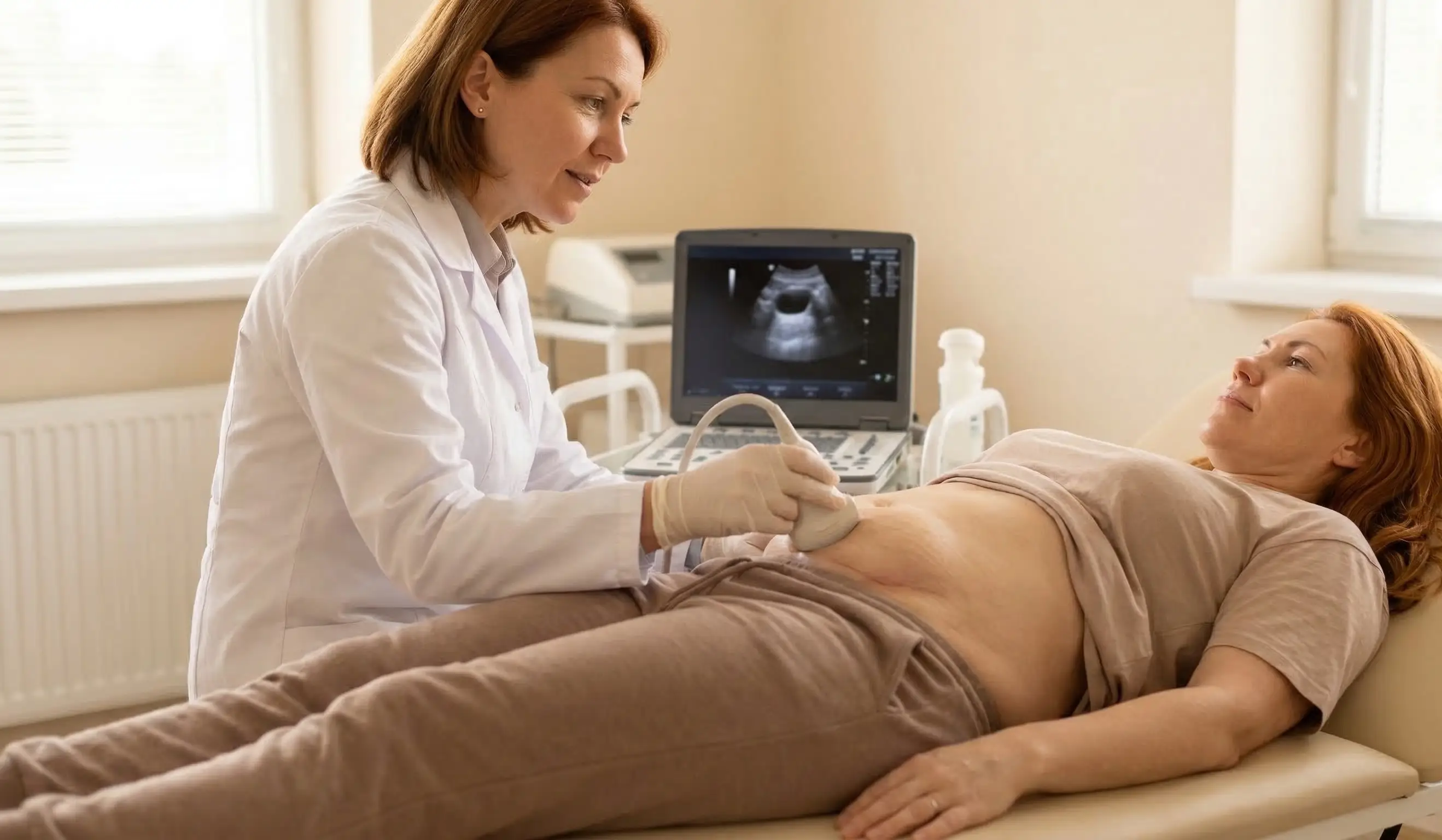 tummy tuck seroma doctor patient clinic examination