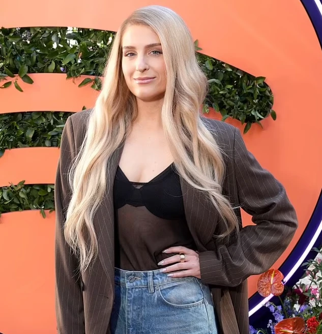megan trainor before breast implants surgery