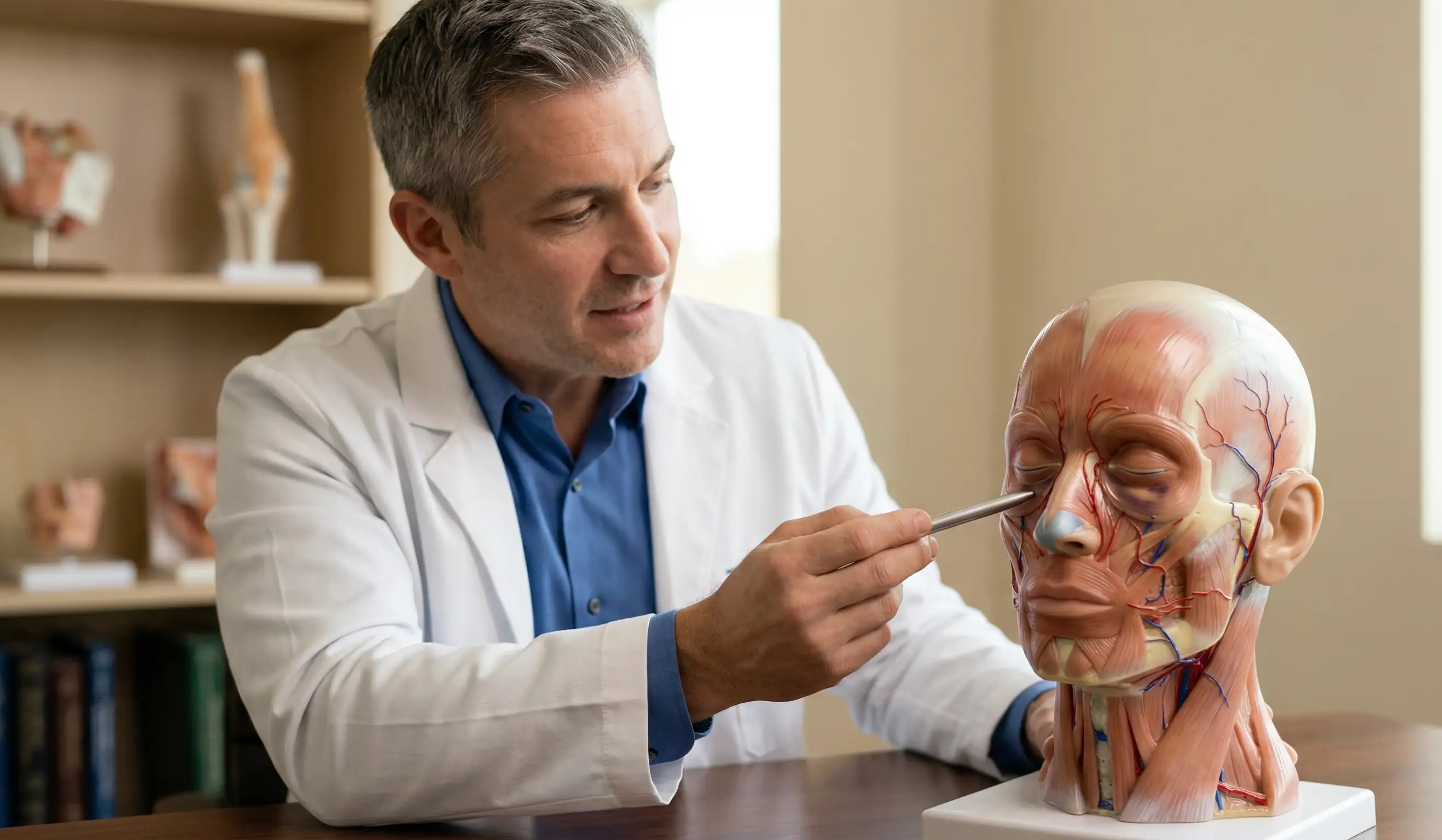 rhinoplasty anatomical explanation 3d model