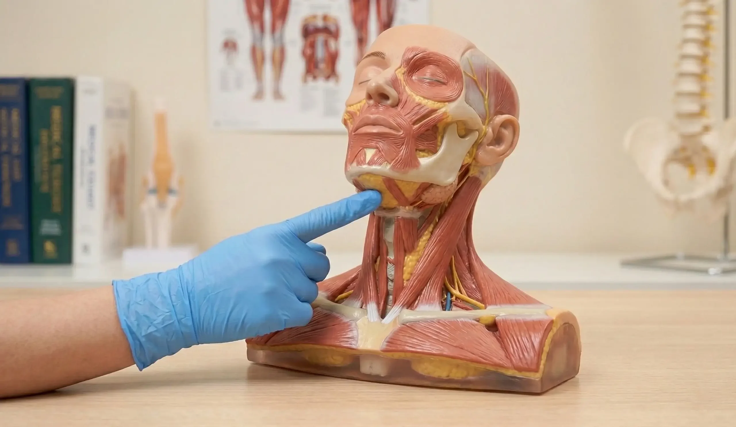 3d anatomical model chin lipo focus clean