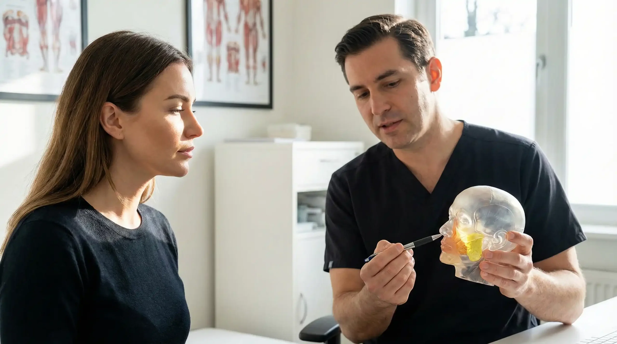 buccal fat removal patient consultation model