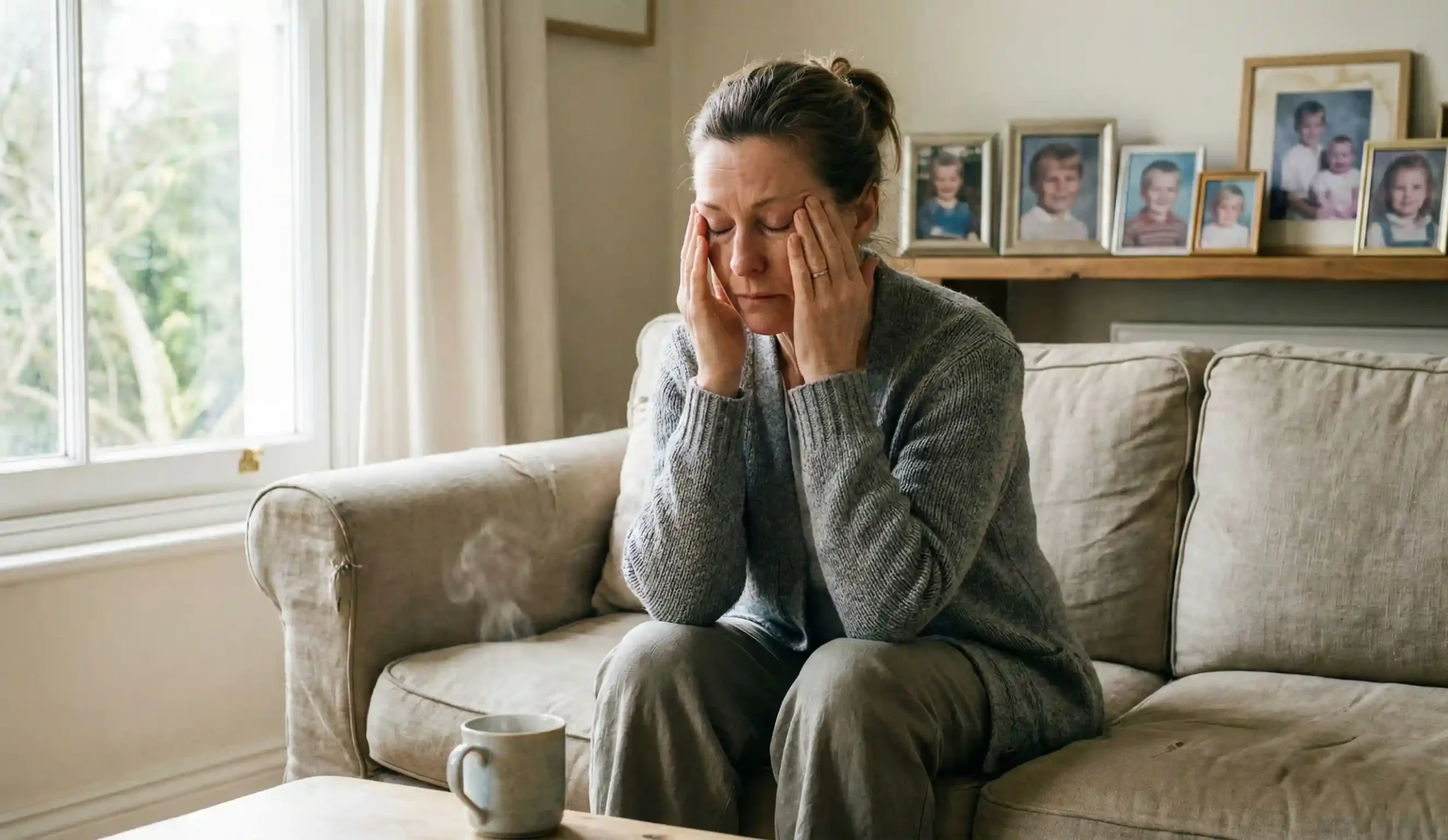 woman experiencing brain fog fatigue