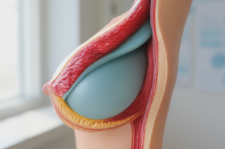below muscle breast implants