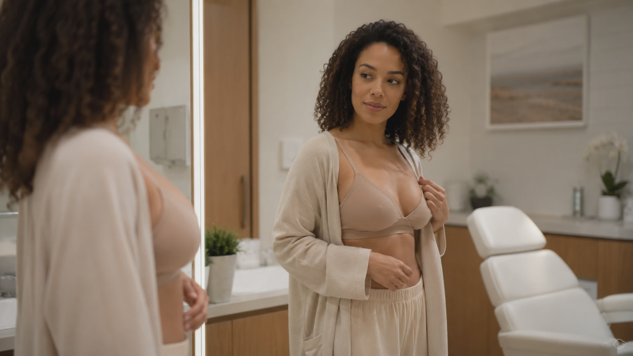 post breastfeeding breast implant consultation