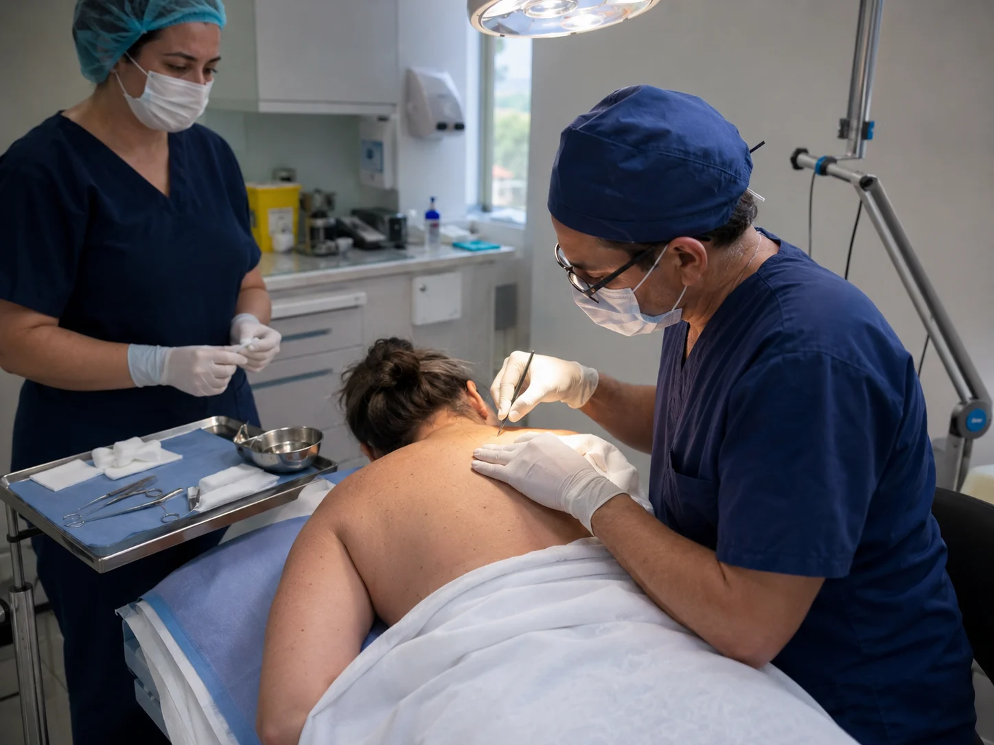 mole removal surgery day