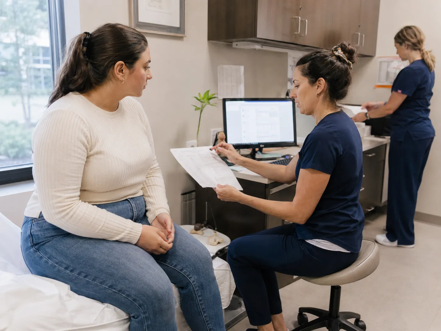 Fettabsaugung mit Patient mit PCOS