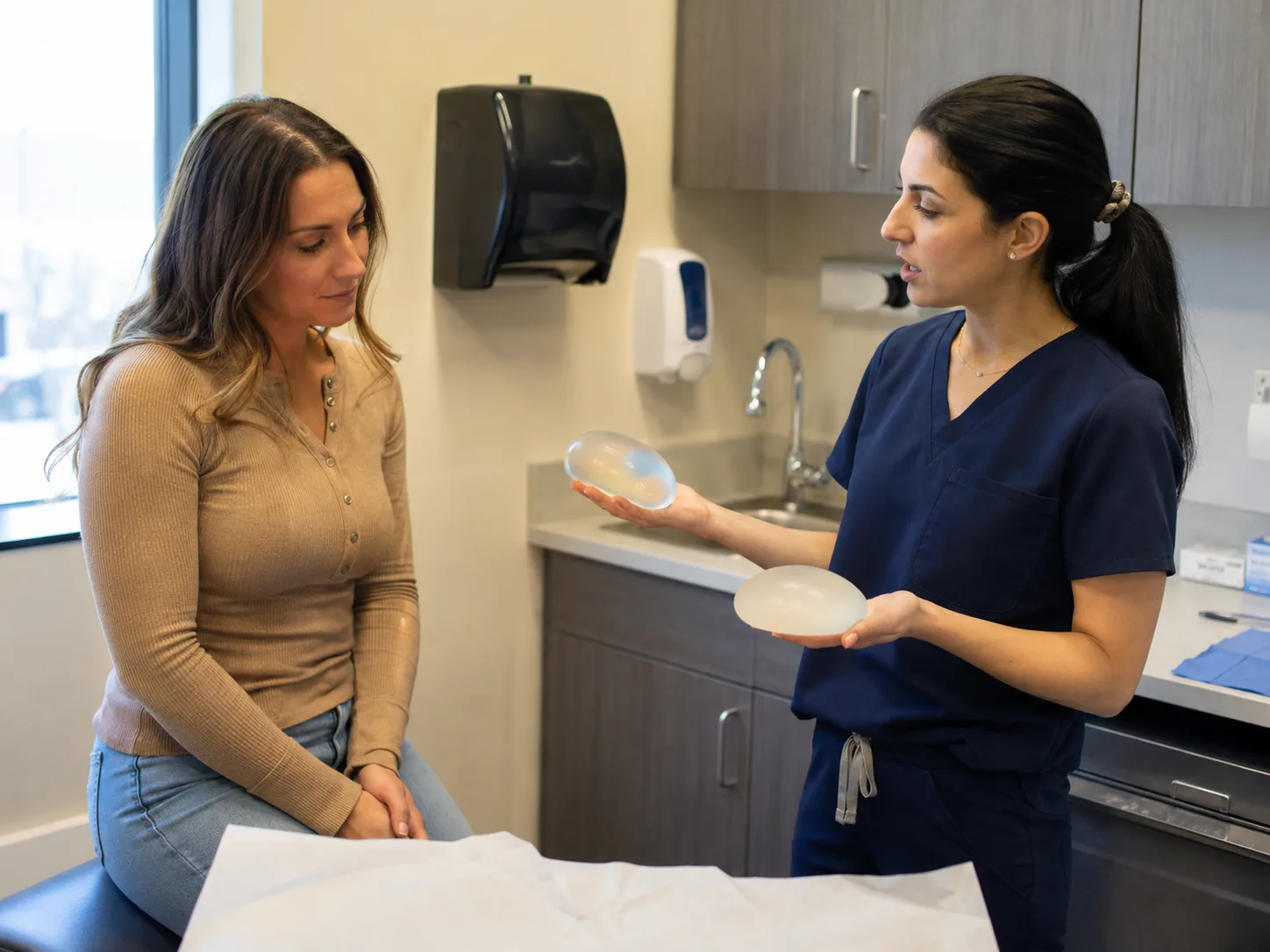breast implant metarials