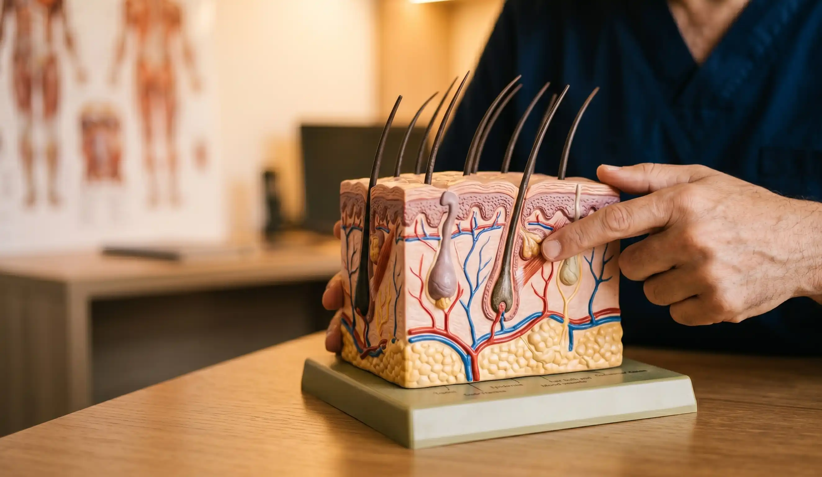 anatomical 3d model scalp prp point