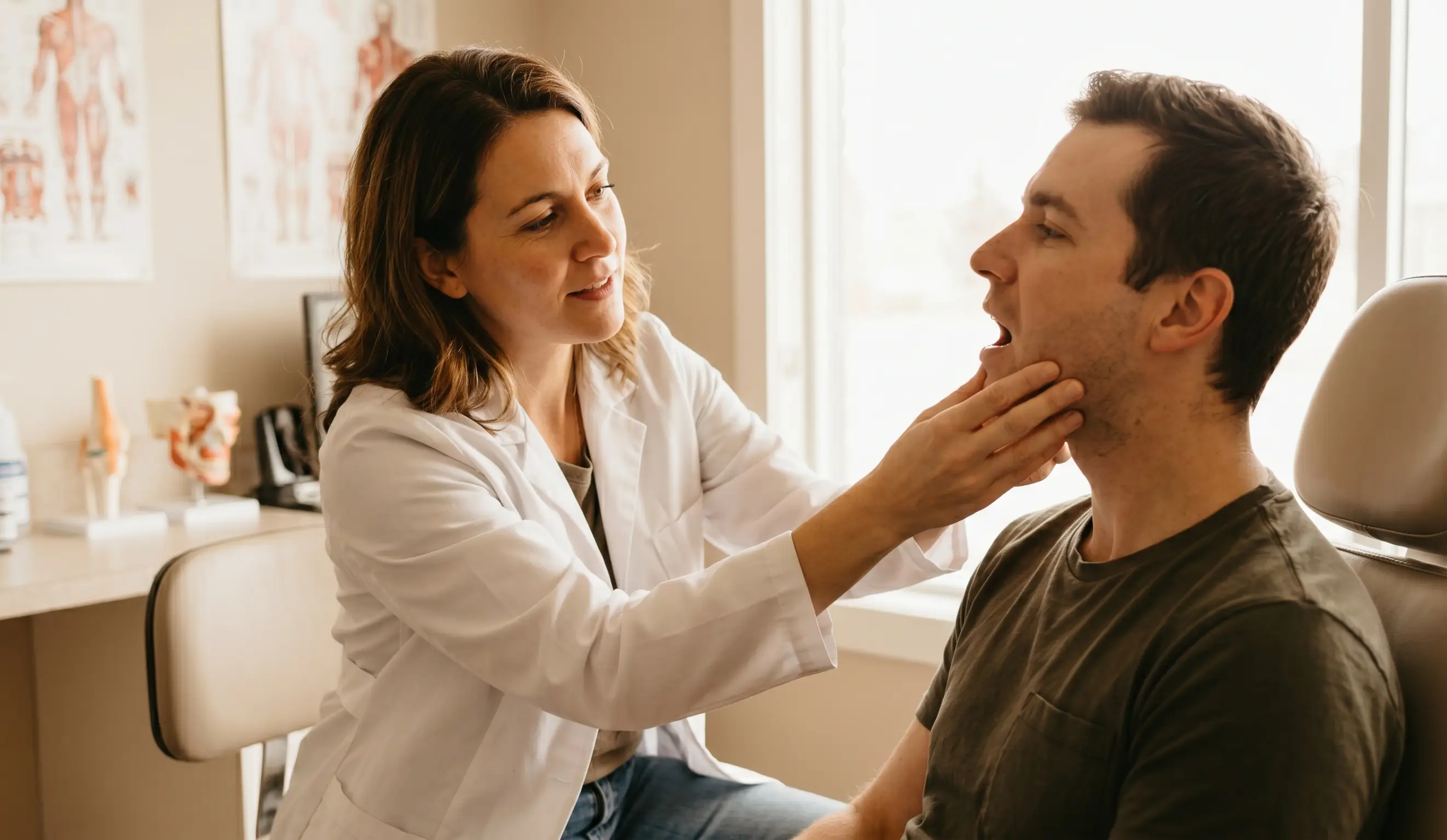 chin implant tmj specialist exam