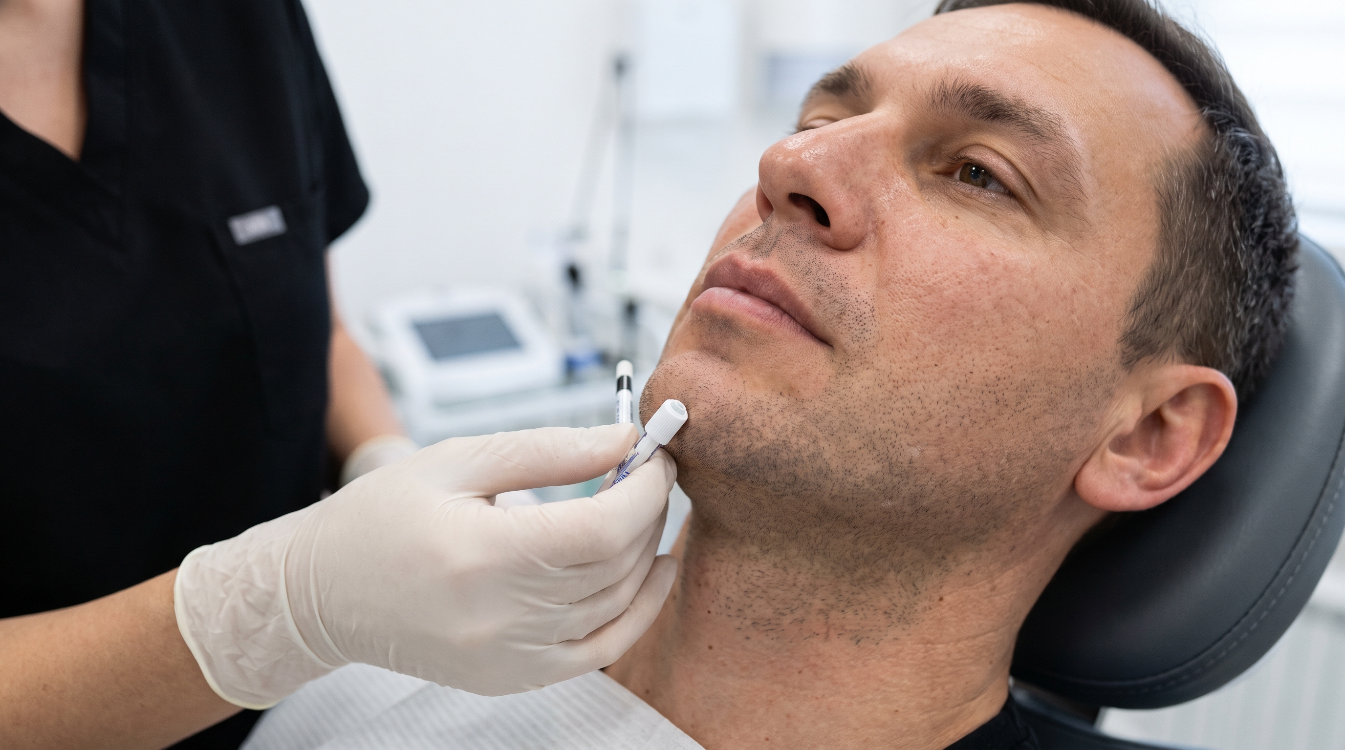 Sliding genioplasty procedure illustrating jawbone repositioning for chin augmentation and facial balance.