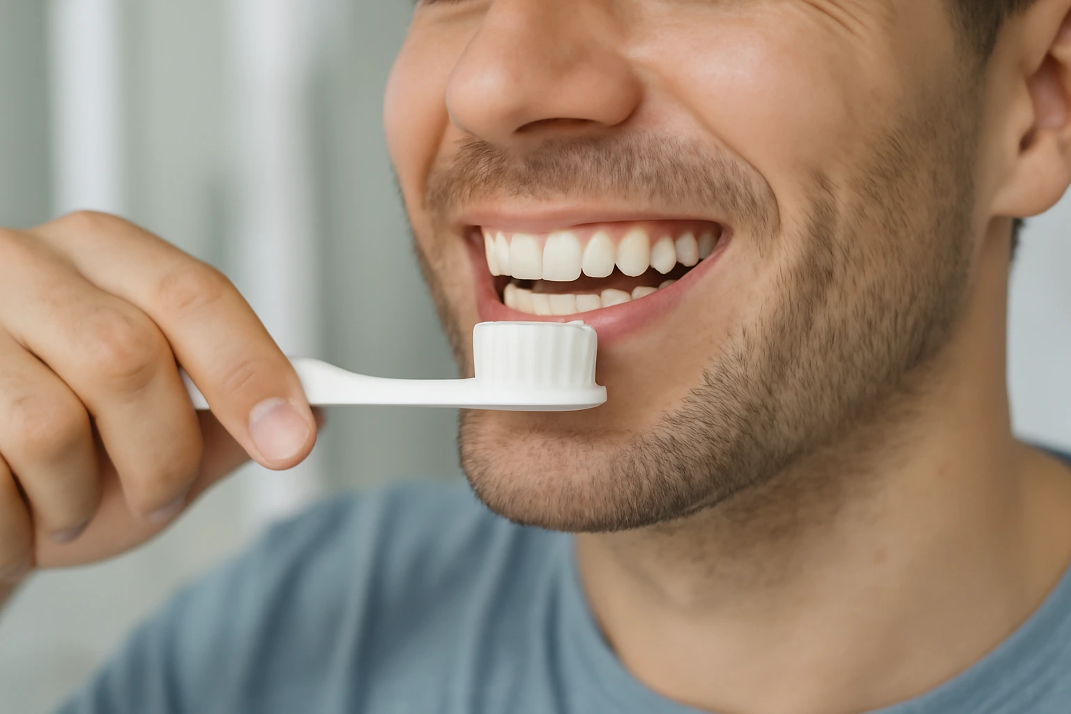 whitened teeth
