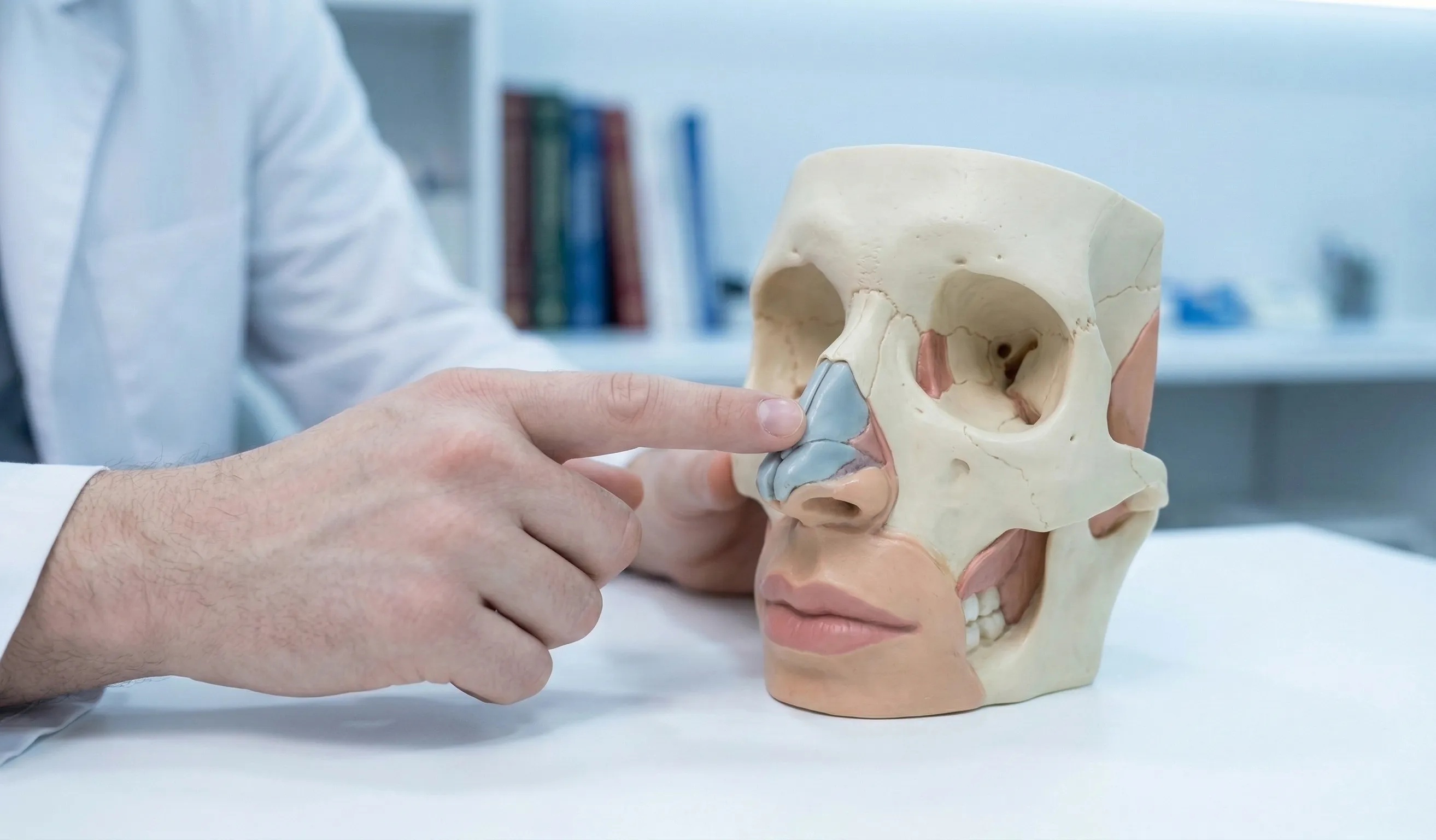 rhinoplasty anatomical model demonstration