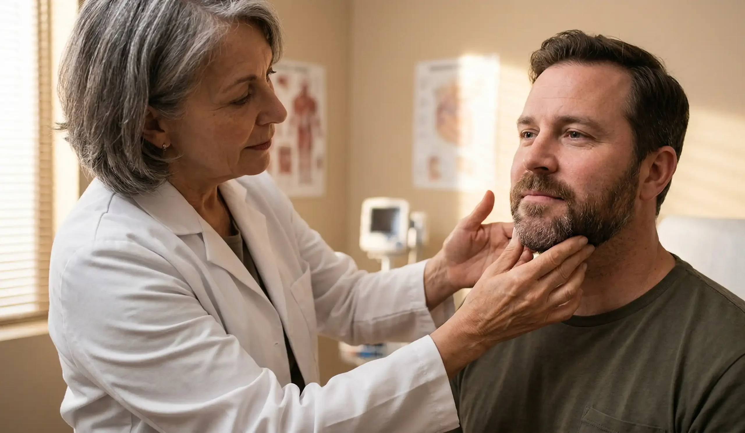 chin liposuction clinical exam