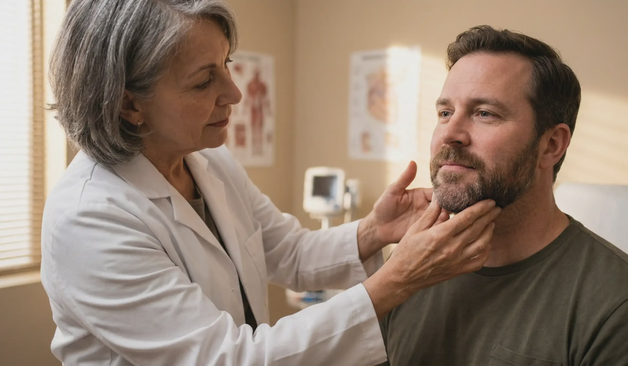 chin liposuction clinical exam