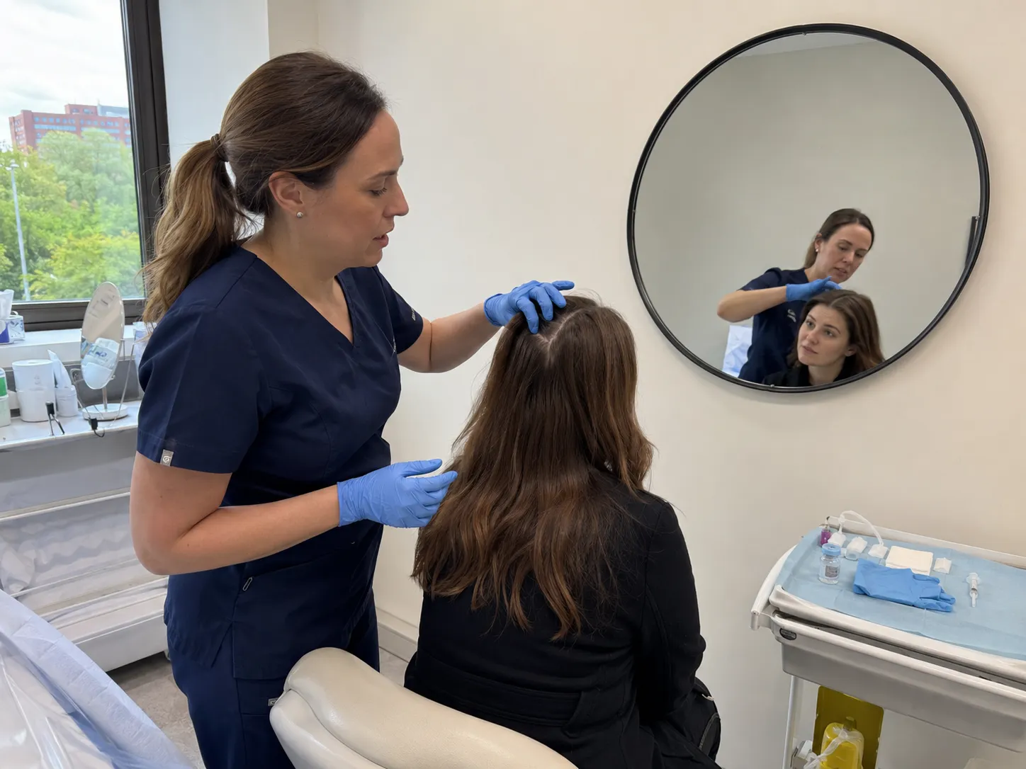 mesotherapy follow up hair check