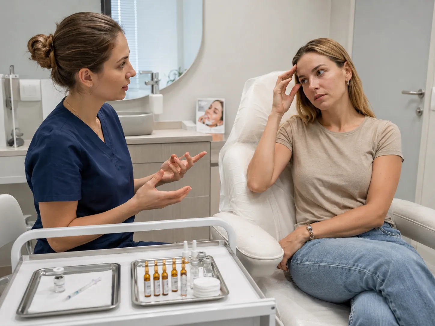 botox or mesotherapy treatment