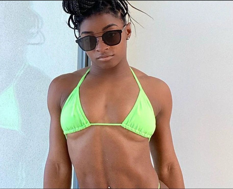 simone biles before breast implants