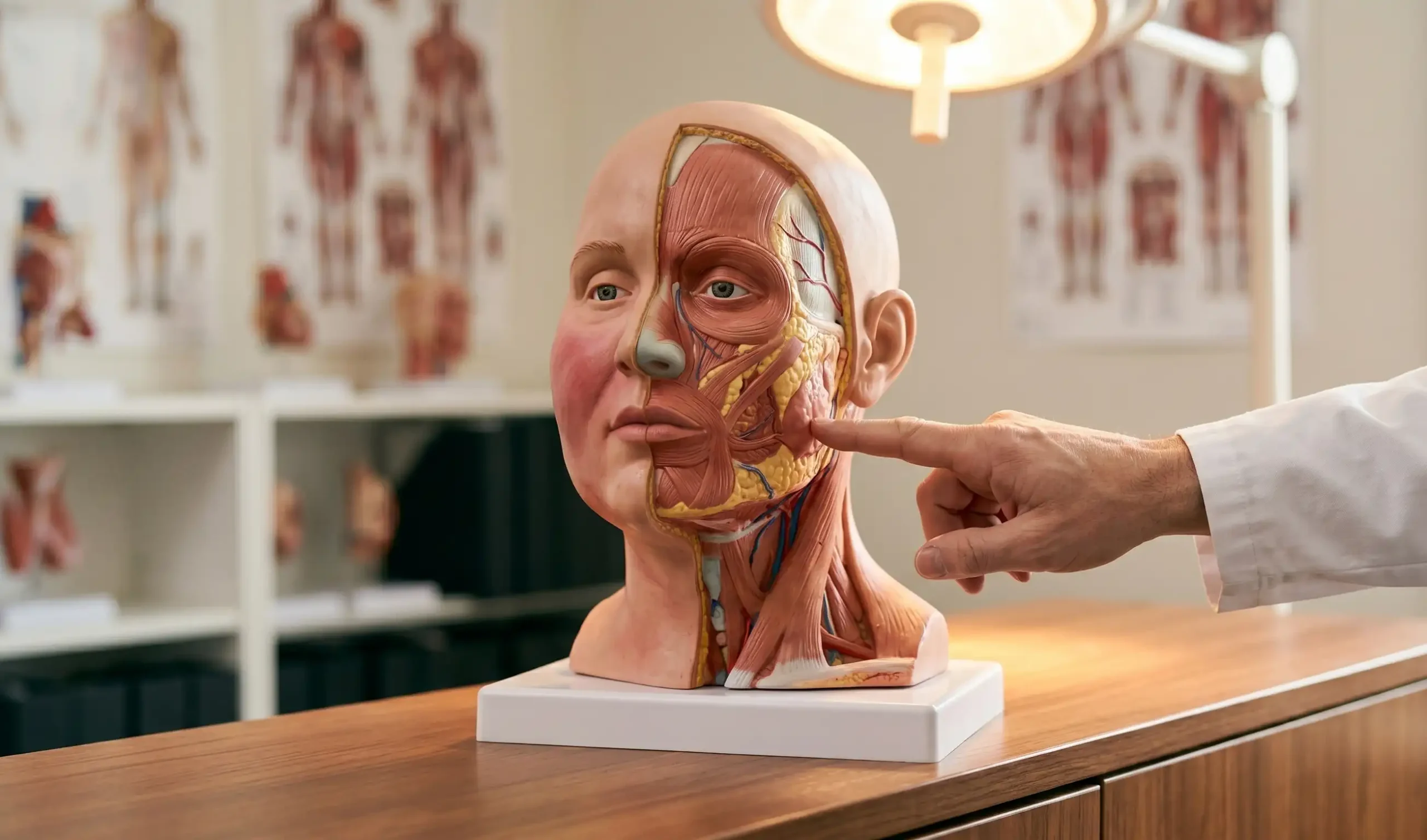 anatomical 3d model moon face